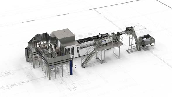 Contiform Bloc 由拉伸吹塑机及其它机器组成的组合机组