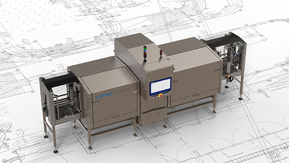使用 Linatronic 对完整容器进行 X 射线检测