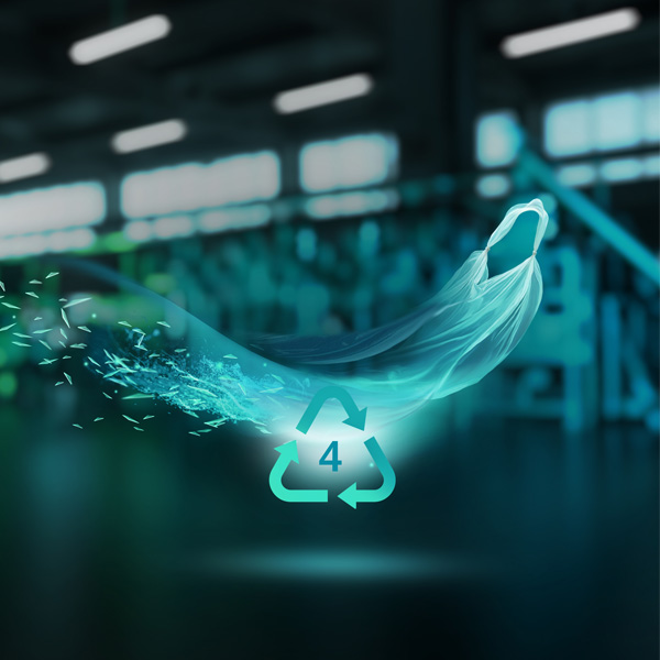 Tray and film recycling